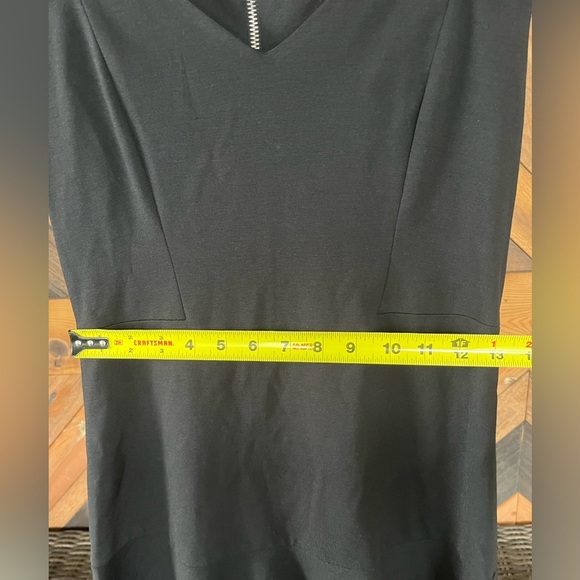 Betsey Johnson Dual Strap Fit and Flare Black Dress Size 4 - Picture 6 of 9